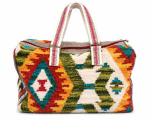 Bohemian Tribal Pattern Weekender Duffel Travel Tote Bag