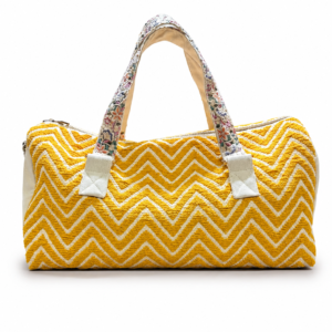 Sunlit Chevron Pattern Weekender Duffel Travel Bag